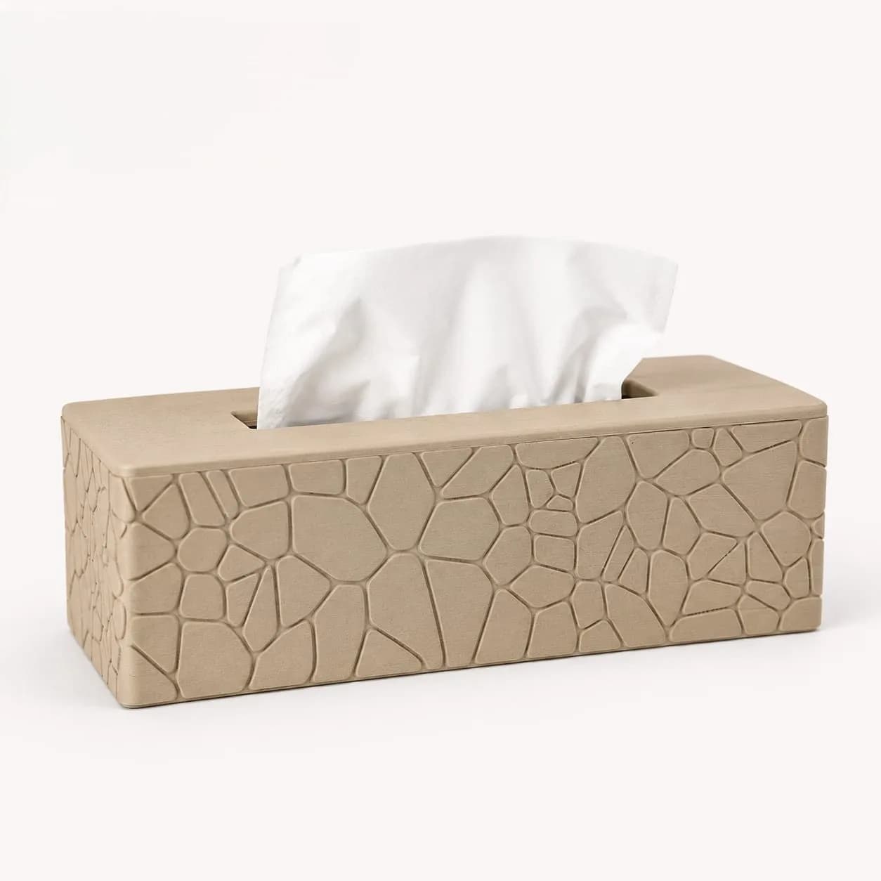 Tissue Box Cover Stone Pattern