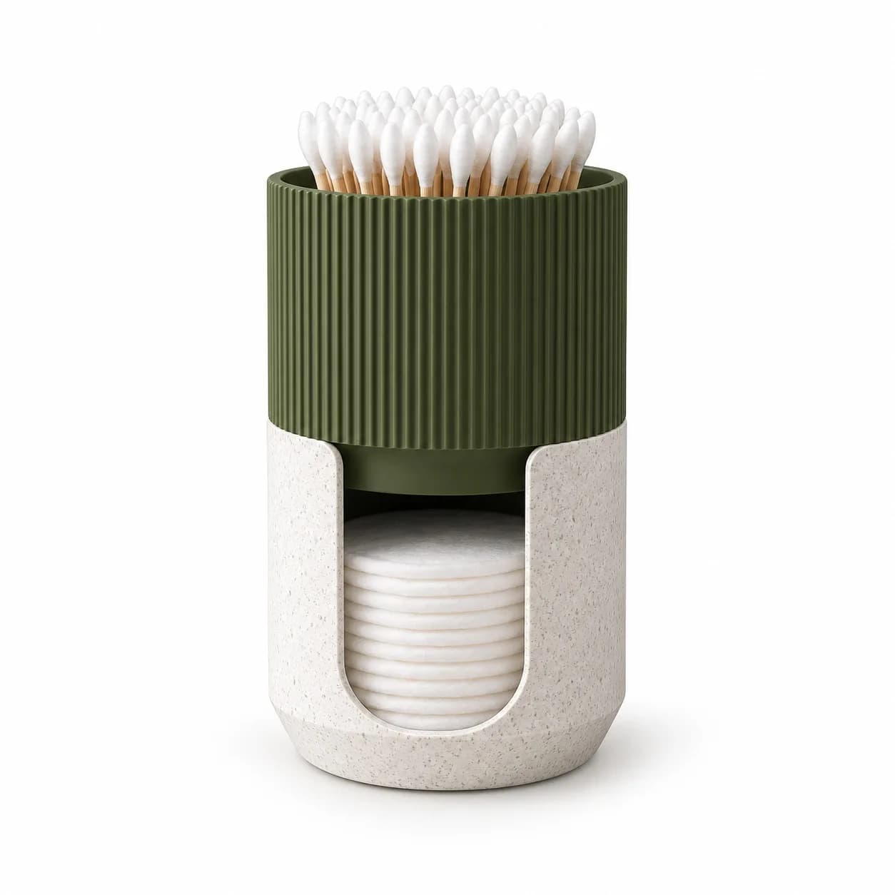 Stackable Cotton Bud & Pad Organizer